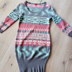 Liv Grey Sweater Dress Size M